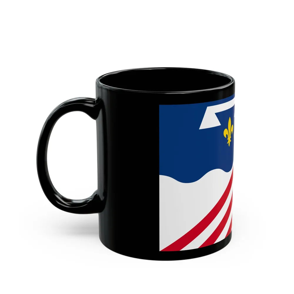 Flag of Eure et Loir France 2 - Black Coffee Mug-Go Mug Yourself