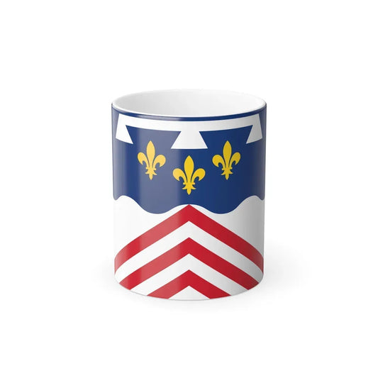 Flag of Eure et Loir France 2 - Color Changing Coffee Mug 11oz - Go Mug Yourself