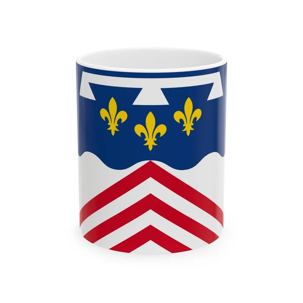 Flag of Eure et Loir France 2 - White Coffee Mug-11oz-Go Mug Yourself