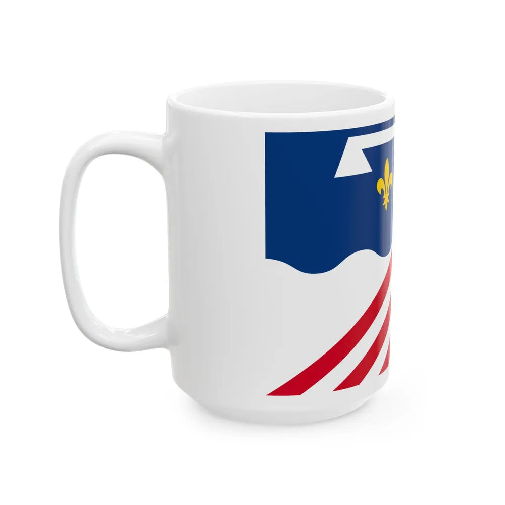 Flag of Eure et Loir France 2 - White Coffee Mug-Go Mug Yourself