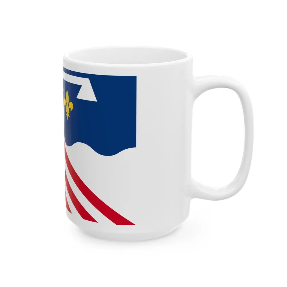 Flag of Eure et Loir France 2 - White Coffee Mug-Go Mug Yourself