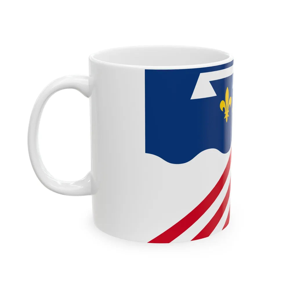 Flag of Eure et Loir France 2 - White Coffee Mug-Go Mug Yourself