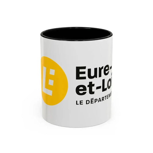 Flag of Eure et Loir France - Accent Coffee Mug 11oz Black - Go Mug Yourself