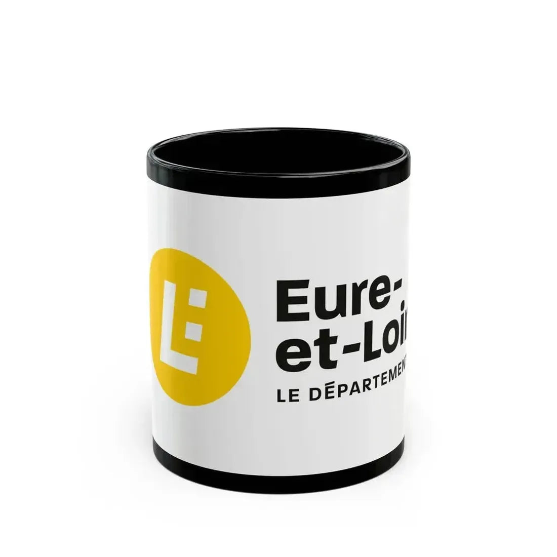 Flag of Eure et Loir France - Black Coffee Mug 11oz - Go Mug Yourself