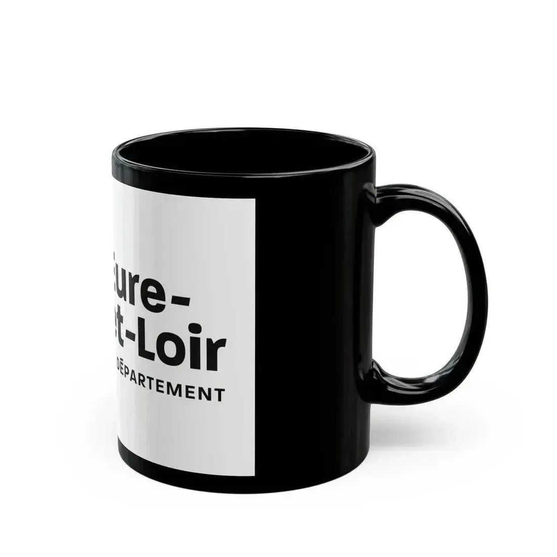 Flag of Eure et Loir France - Black Coffee Mug - Go Mug Yourself