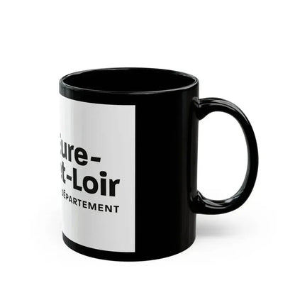 Flag of Eure et Loir France - Black Coffee Mug - Go Mug Yourself