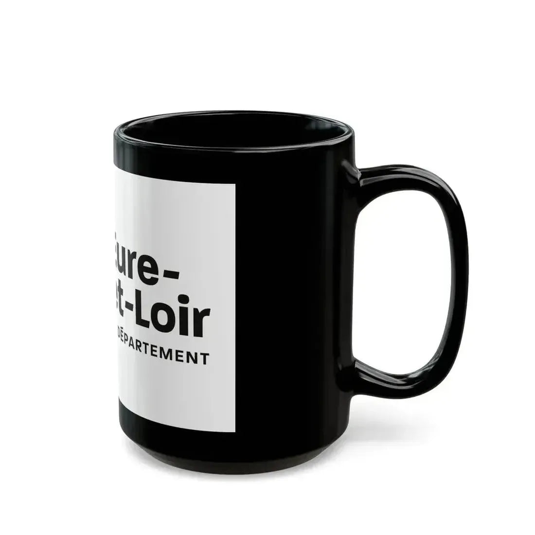 Flag of Eure et Loir France - Black Coffee Mug - Go Mug Yourself