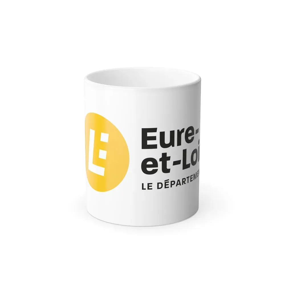 Flag of Eure et Loir France - Color Changing Coffee Mug 11oz - Go Mug Yourself