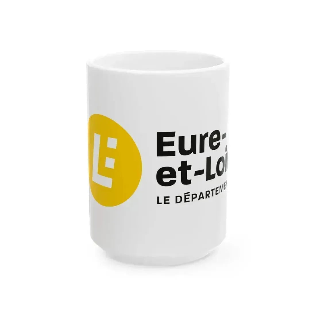 Flag of Eure et Loir France - White Coffee Mug 15oz - Go Mug Yourself