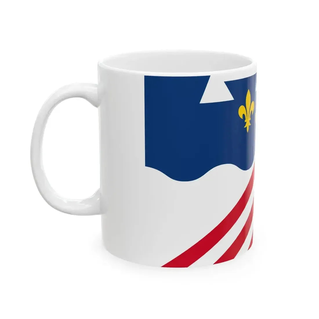 Flag of Eure-et-Loir (France) White Coffee Mug - Go Mug Yourself