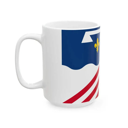 Flag of Eure-et-Loir (France) White Coffee Mug - Go Mug Yourself