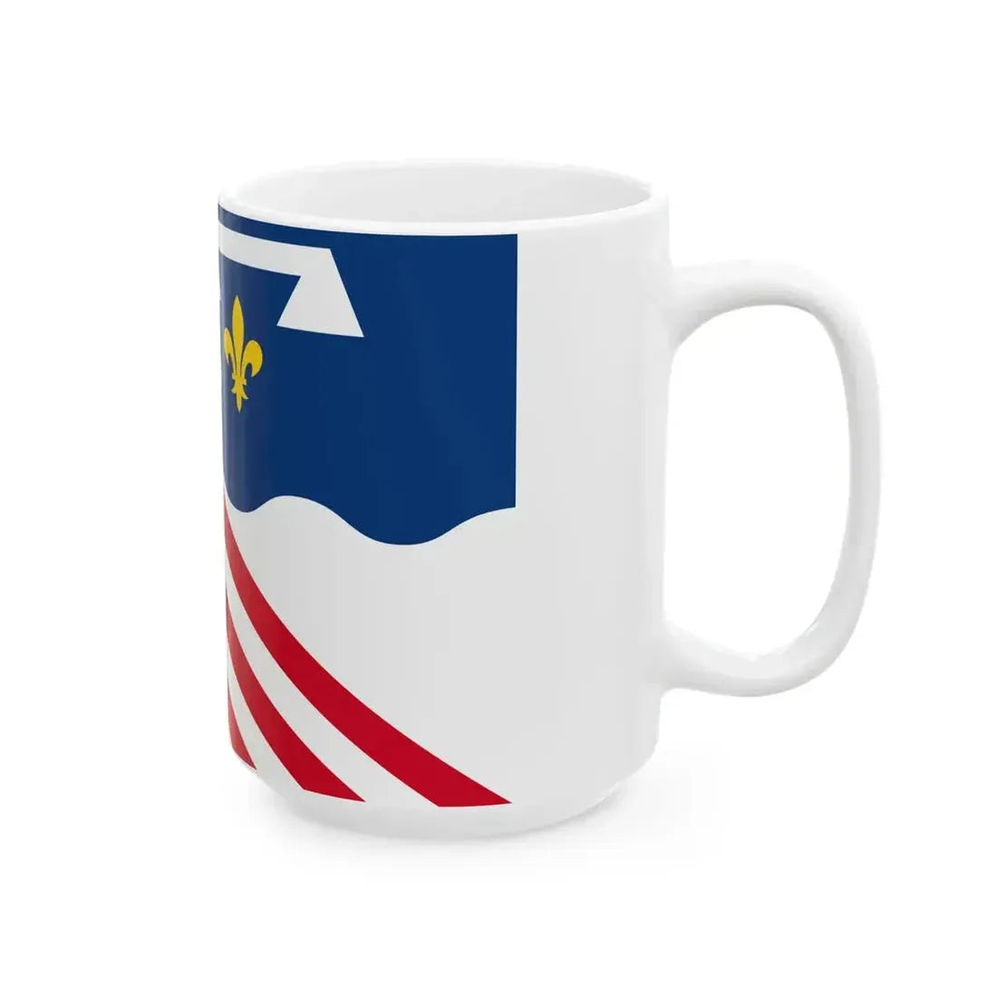 Flag of Eure-et-Loir (France) White Coffee Mug - Go Mug Yourself