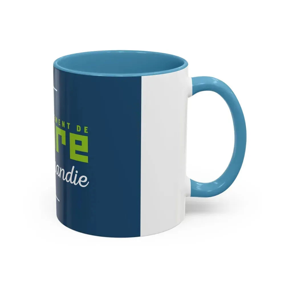 Flag of Eure France - Accent Coffee Mug - Go Mug Yourself