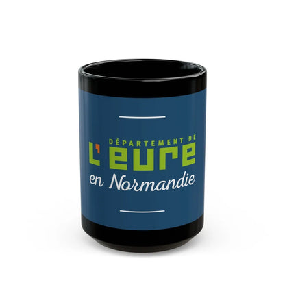 Flag of Eure France - Black Coffee Mug-15oz-Go Mug Yourself