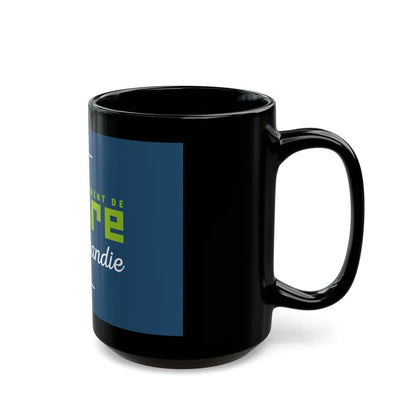 Flag of Eure France - Black Coffee Mug-Go Mug Yourself