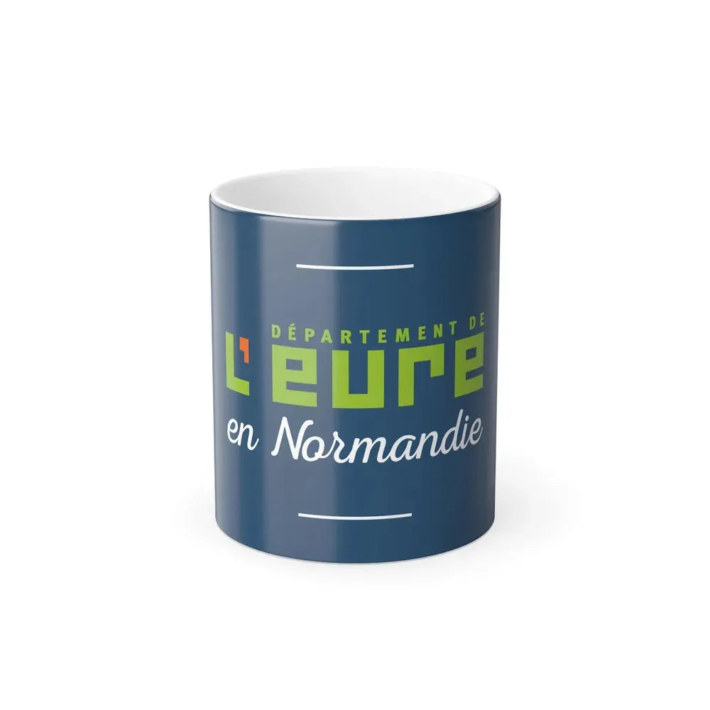 Flag of Eure France - Color Changing Coffee Mug 11oz - Go Mug Yourself