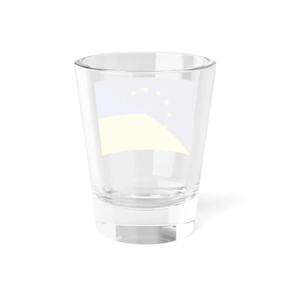 Flag of Europe and Ukraine (Ukraine) Shot Glass 1.5oz - Go Mug Yourself
