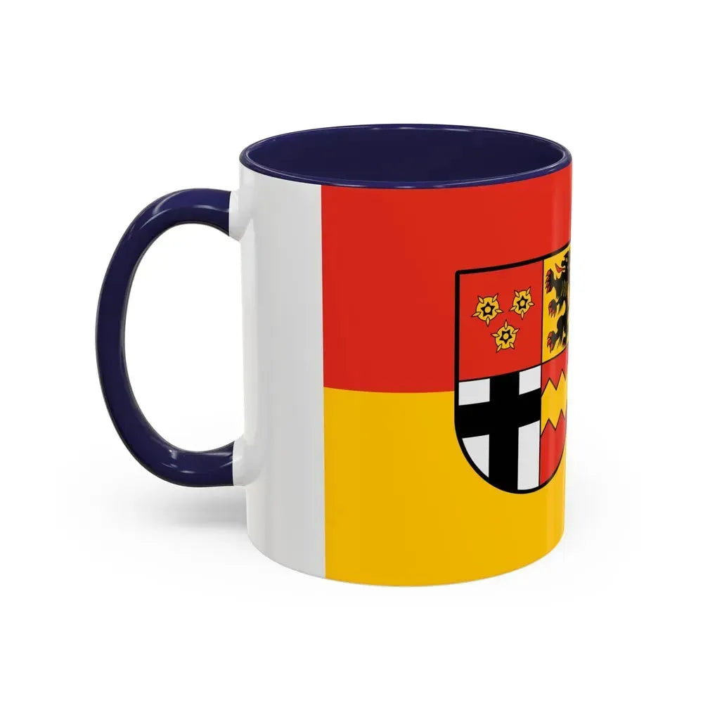 Flag of Euskirchen Germany - Accent Coffee Mug - Go Mug Yourself