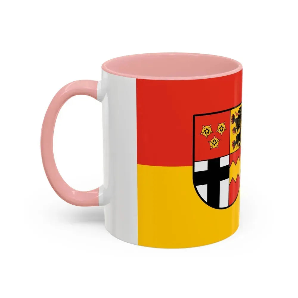 Flag of Euskirchen Germany - Accent Coffee Mug - Go Mug Yourself