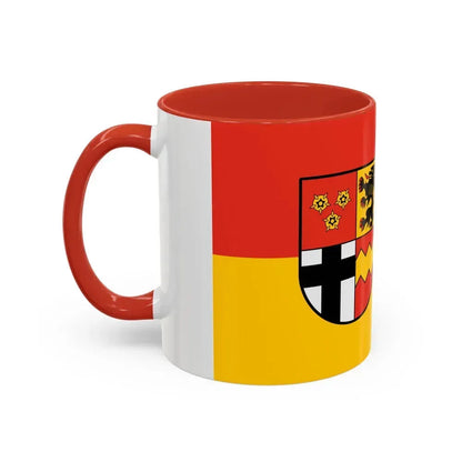 Flag of Euskirchen Germany - Accent Coffee Mug - Go Mug Yourself
