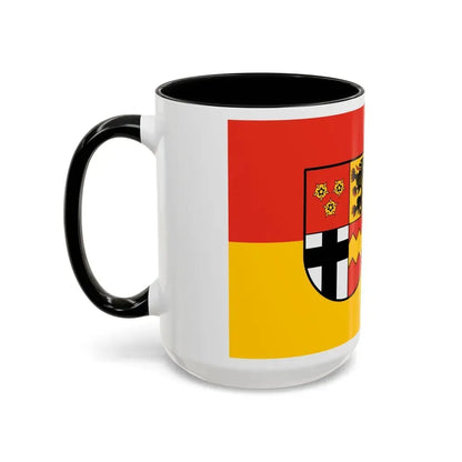Flag of Euskirchen Germany - Accent Coffee Mug - Go Mug Yourself