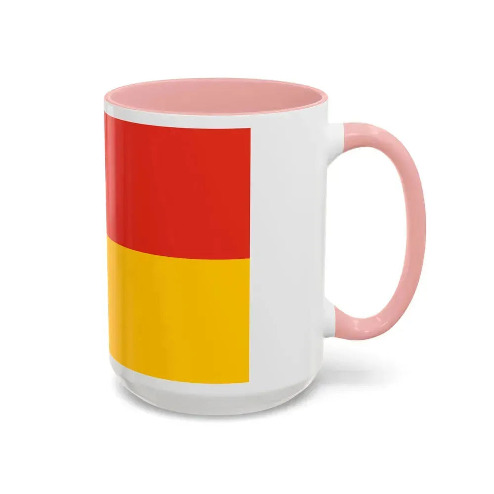 Flag of Euskirchen Germany - Accent Coffee Mug - Go Mug Yourself