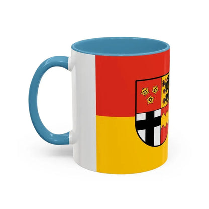 Flag of Euskirchen Germany - Accent Coffee Mug - Go Mug Yourself