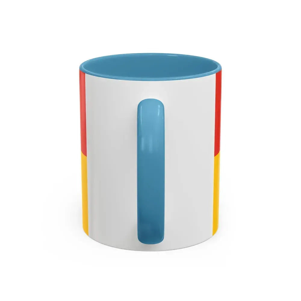 Flag of Euskirchen Germany - Accent Coffee Mug - Go Mug Yourself