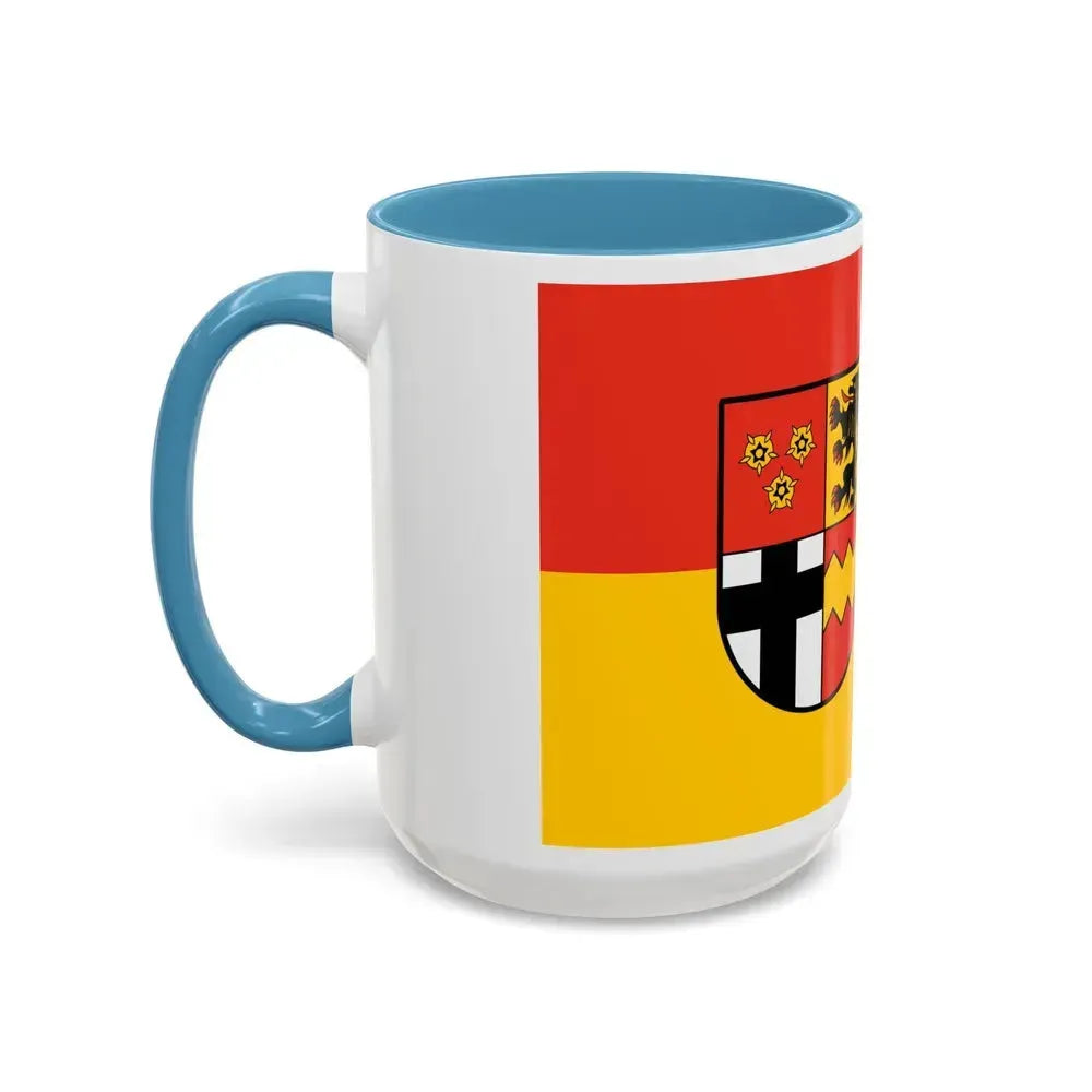 Flag of Euskirchen Germany - Accent Coffee Mug - Go Mug Yourself