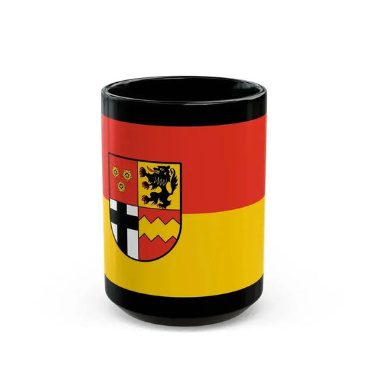 Flag of Euskirchen Germany - Black Coffee Mug 15oz - Go Mug Yourself