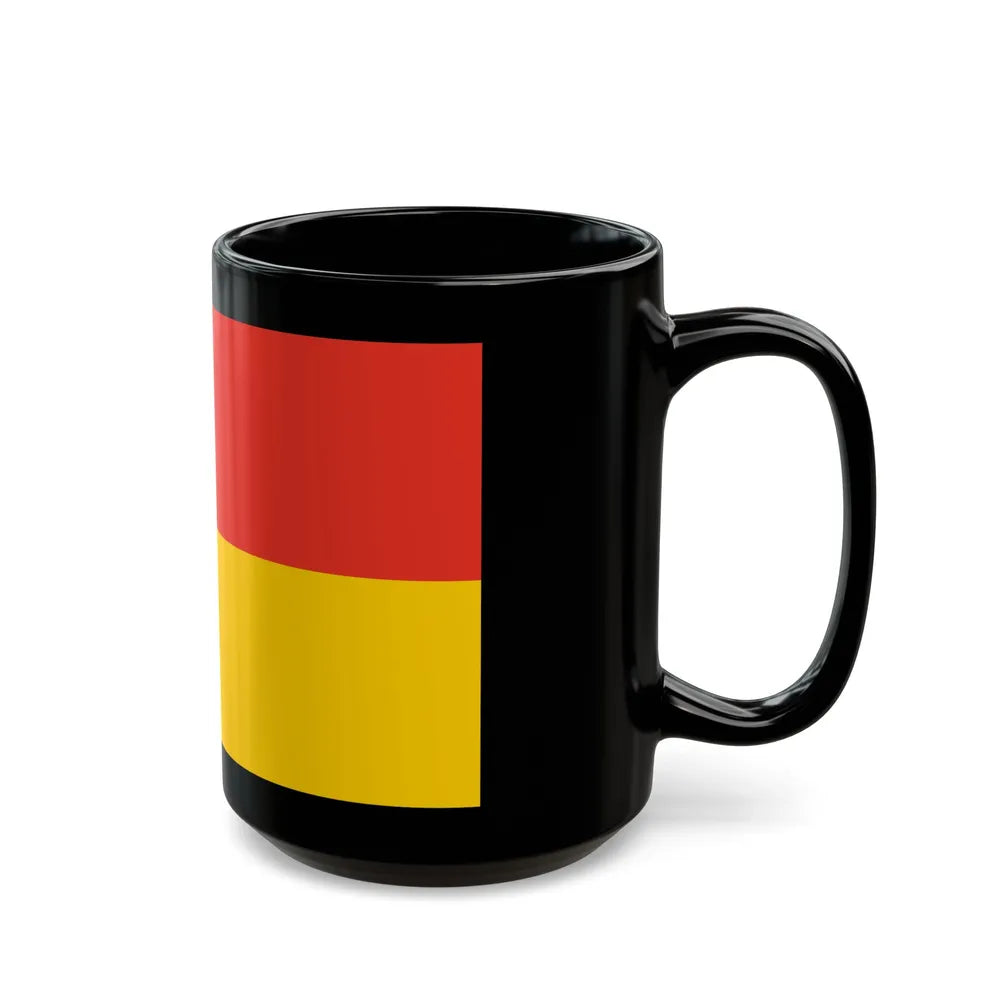 Flag of Euskirchen Germany - Black Coffee Mug-Go Mug Yourself