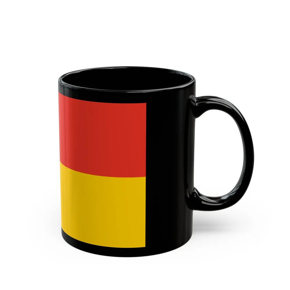 Flag of Euskirchen Germany - Black Coffee Mug-Go Mug Yourself