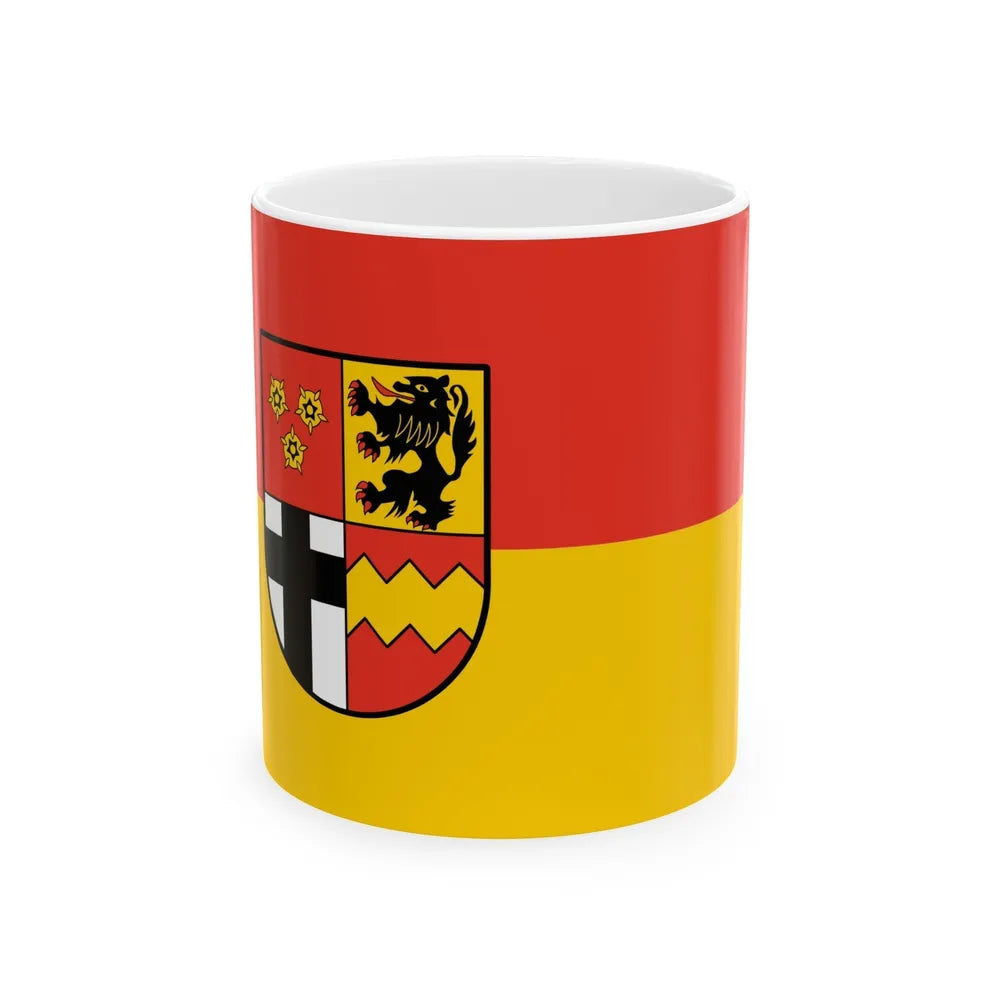 Flag of Euskirchen Germany - White Coffee Mug-11oz-Go Mug Yourself