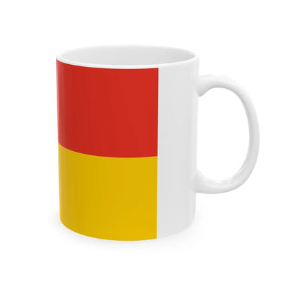 Flag of Euskirchen Germany - White Coffee Mug-Go Mug Yourself