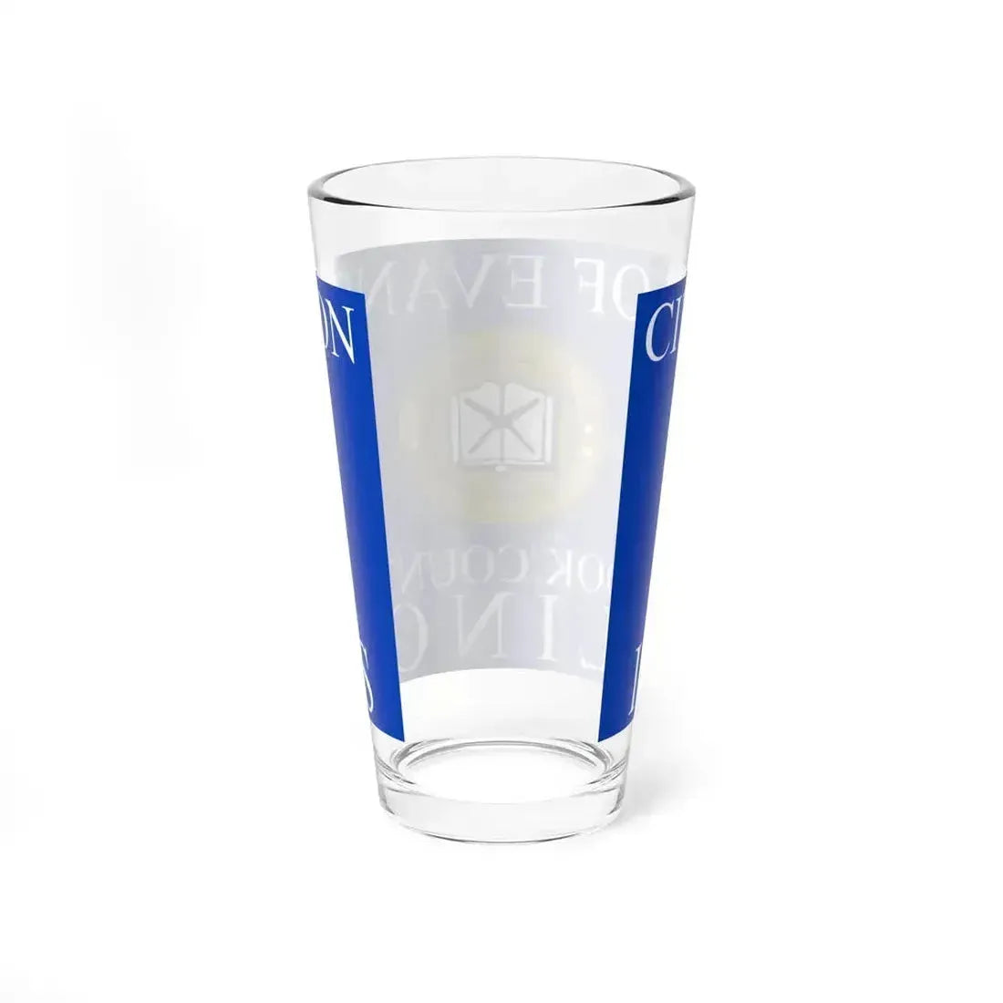 Flag of Evanston, IL - Pint Glass 16oz - Go Mug Yourself