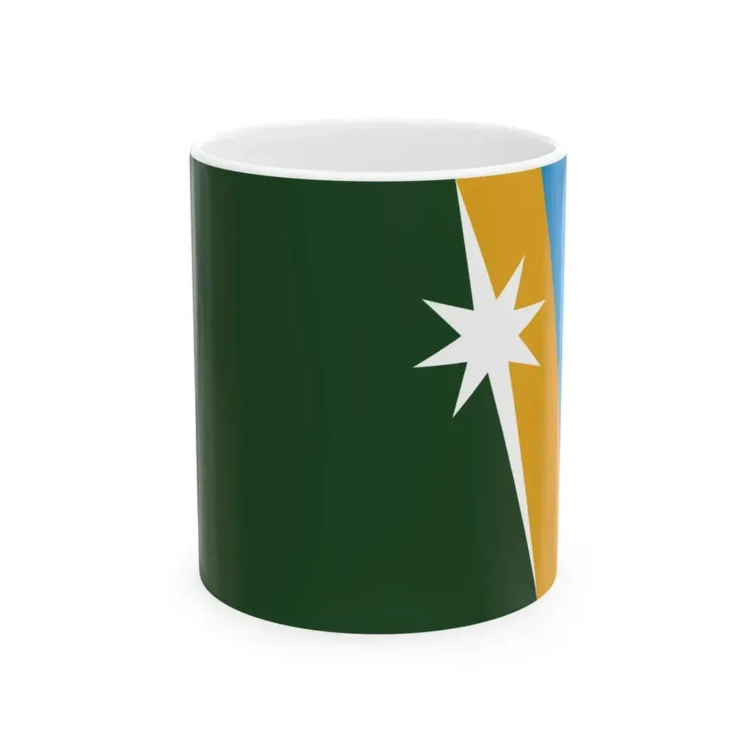 Flag of Evanston Illinois 2024-present (United States) White Coffee Mug 11oz - Go Mug Yourself
