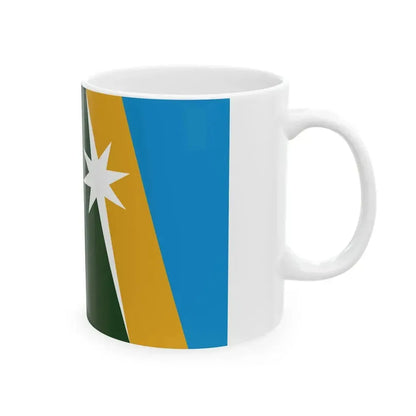 Flag of Evanston Illinois 2024-present (United States) White Coffee Mug - Go Mug Yourself