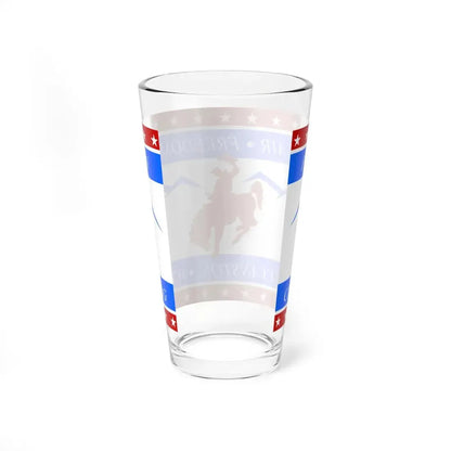 Flag of Evanston Wyoming (United States) Pint Glass 16oz - Go Mug Yourself