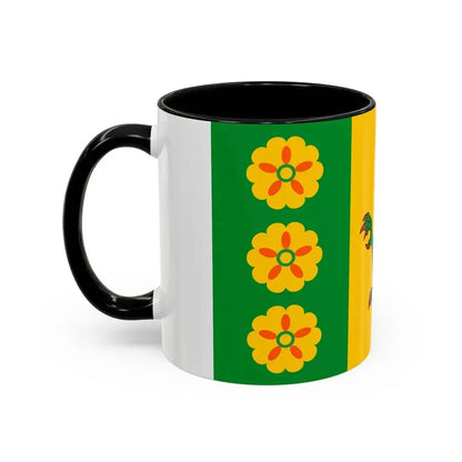 Flag of Evenley UK - Accent Coffee Mug - Go Mug Yourself