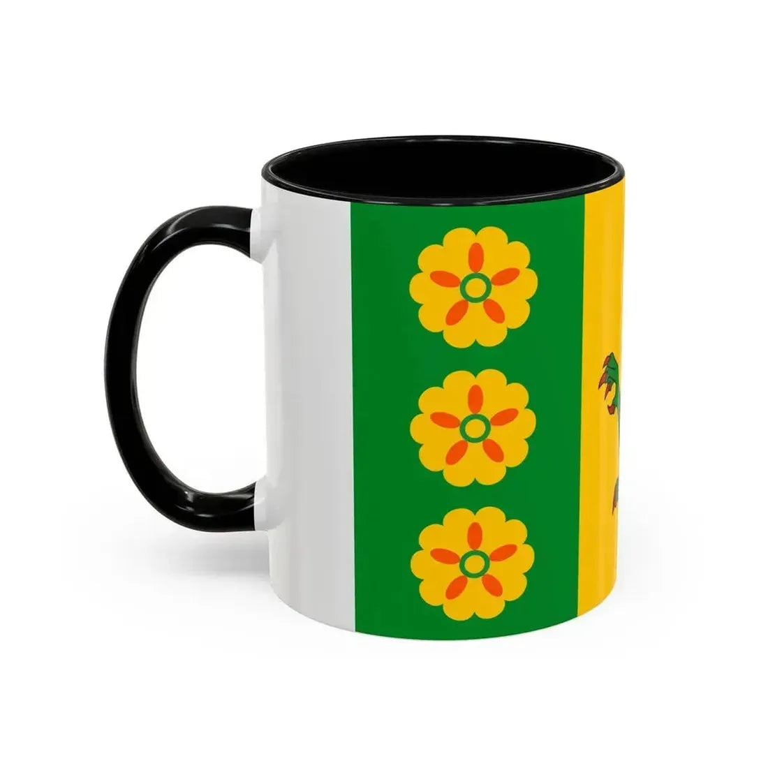 Flag of Evenley UK - Accent Coffee Mug - Go Mug Yourself