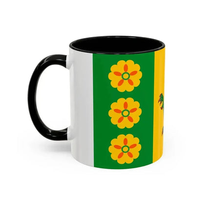 Flag of Evenley UK - Accent Coffee Mug - Go Mug Yourself