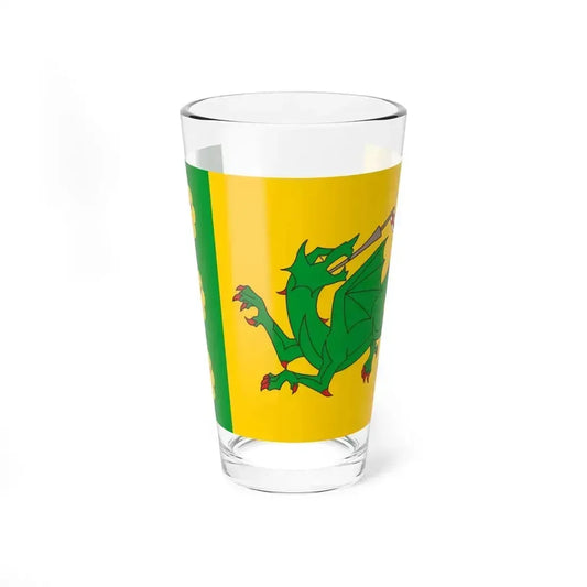Flag of Evenley UK - Pint Glass 16oz 16oz - Go Mug Yourself