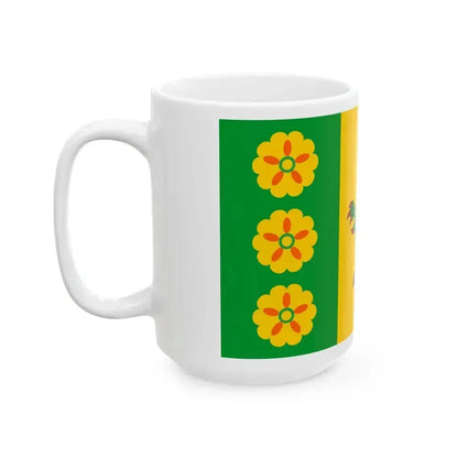 Flag of Evenley UK - White Coffee Mug - Go Mug Yourself