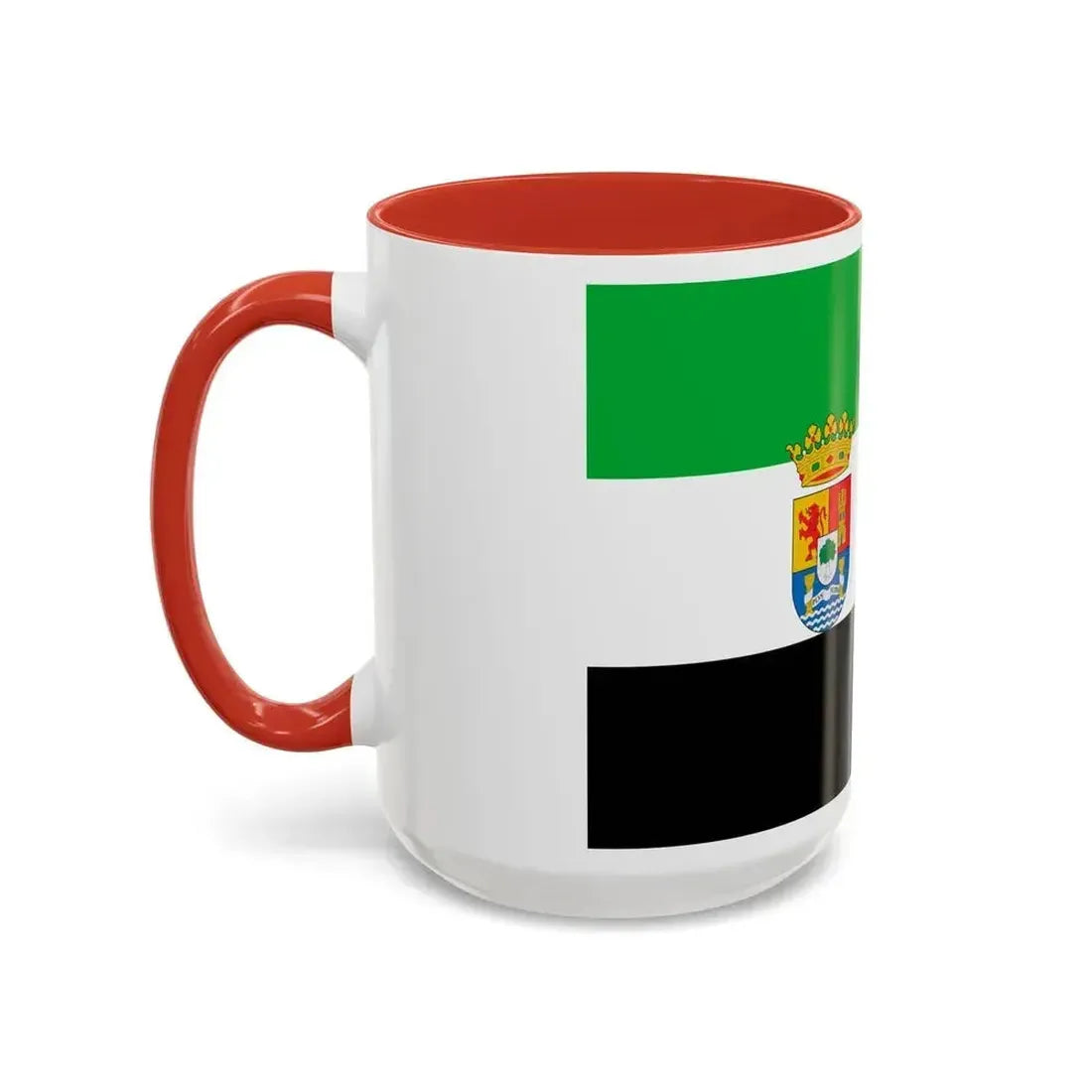 Flag of Extremadura Spain - Accent Coffee Mug - Go Mug Yourself