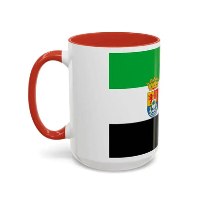 Flag of Extremadura Spain - Accent Coffee Mug - Go Mug Yourself