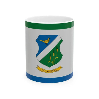 Flag of Facankert (Hungary) White Coffee Mug 11oz - Go Mug Yourself