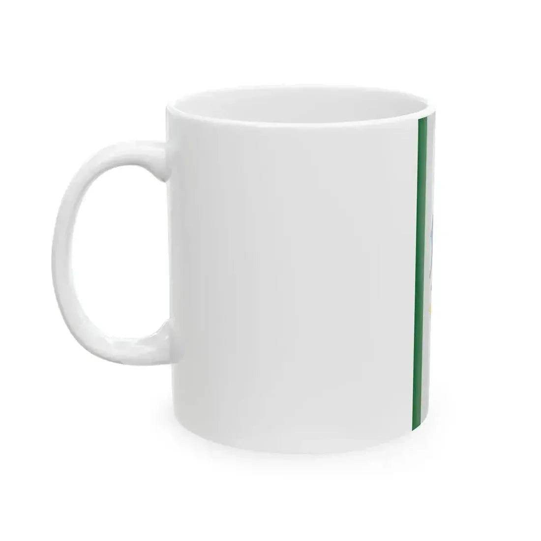 Flag of Facankert vertical (Hungary) White Coffee Mug - Go Mug Yourself
