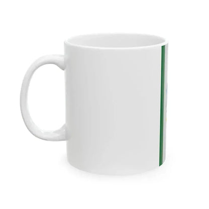 Flag of Facankert vertical (Hungary) White Coffee Mug - Go Mug Yourself