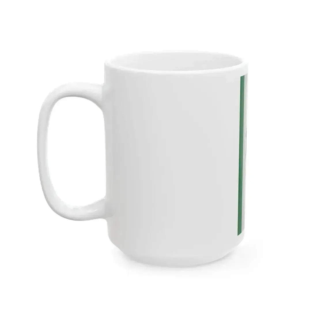 Flag of Facankert vertical (Hungary) White Coffee Mug - Go Mug Yourself