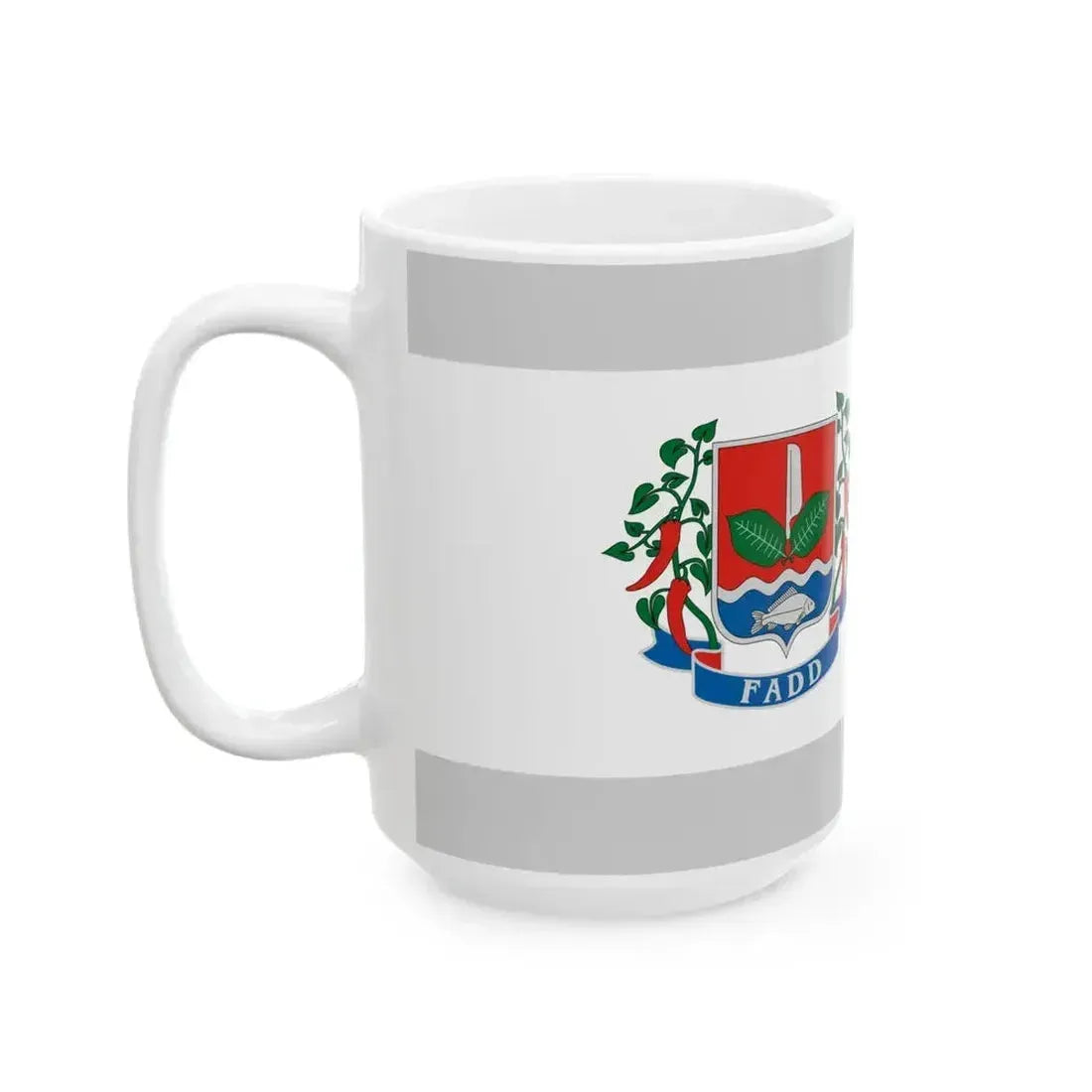 Flag of Fadd (Hungary) White Coffee Mug - Go Mug Yourself
